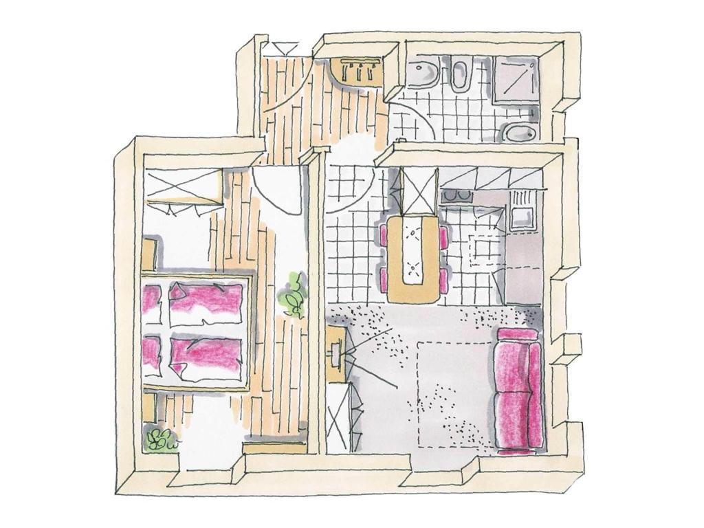 Residence Araldina サン・カッシアーノ 部屋 写真