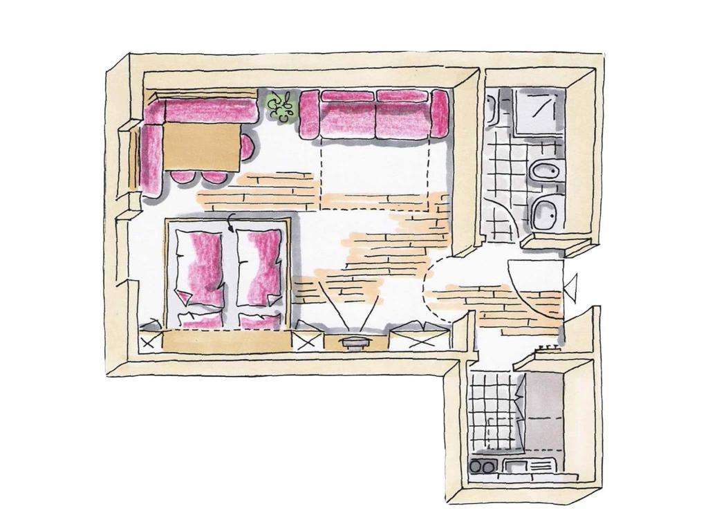 Residence Araldina サン・カッシアーノ 部屋 写真